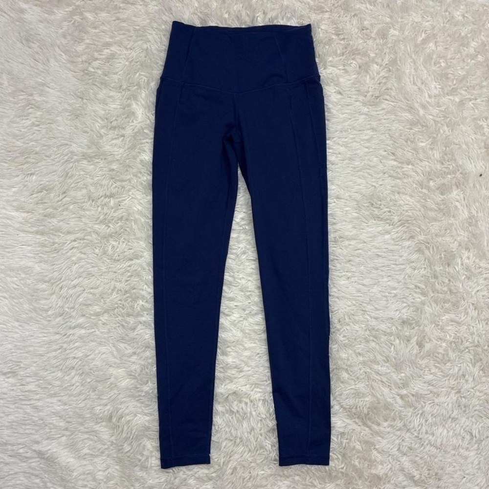 Victoria's Secret navy  athletic yoga workout blue leggings Size S